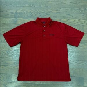 Ping Men's Vibrant Red Polo Shirt